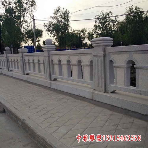 石欄桿護(hù)欄 渭南石頭雕塑欄桿定制廠(chǎng)家